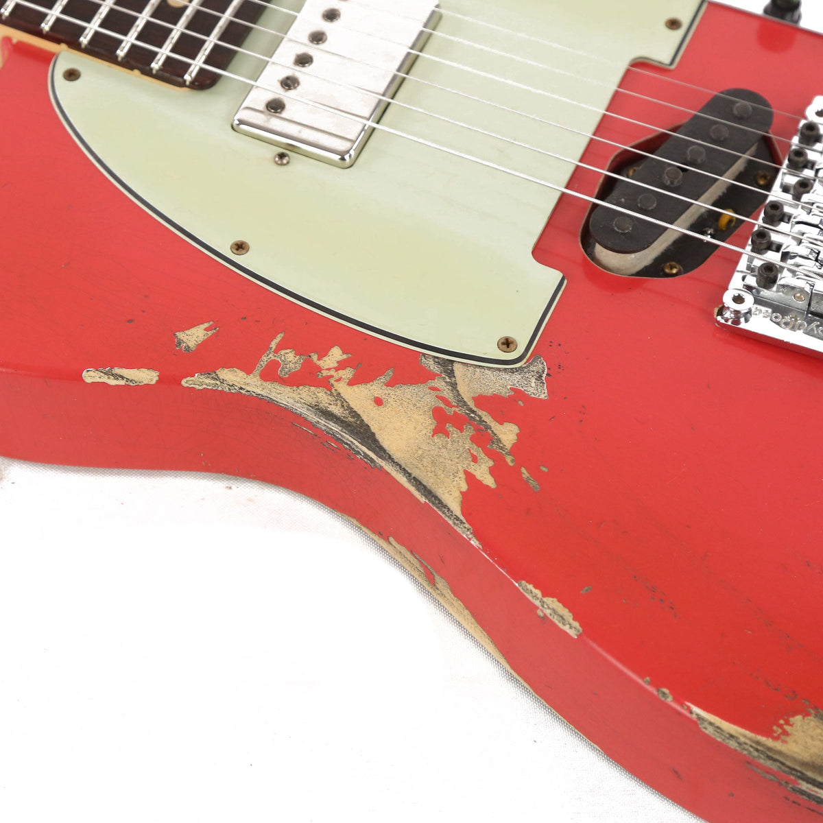Fender Custom Shop ZF Telecaster Fiesta Red Heavy Relic Music Zoo Exclusive 2020 — 9
