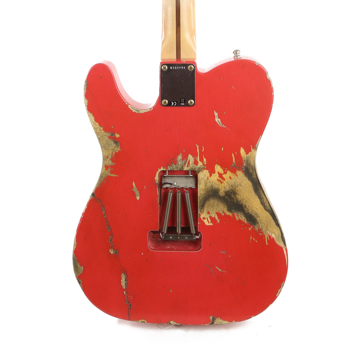 Fender Custom Shop ZF Telecaster Fiesta Red Heavy Relic Music Zoo Exclusive 2020 — 7