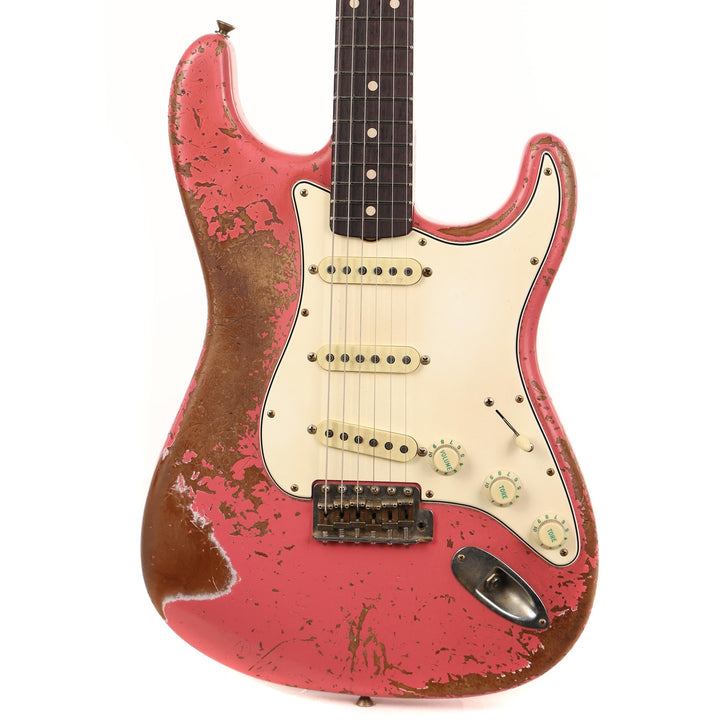 Fender Custom Shop 1962 Stratocaster Ultimate Relic Faded Coral Pink Masterbuilt Kyle McMillin