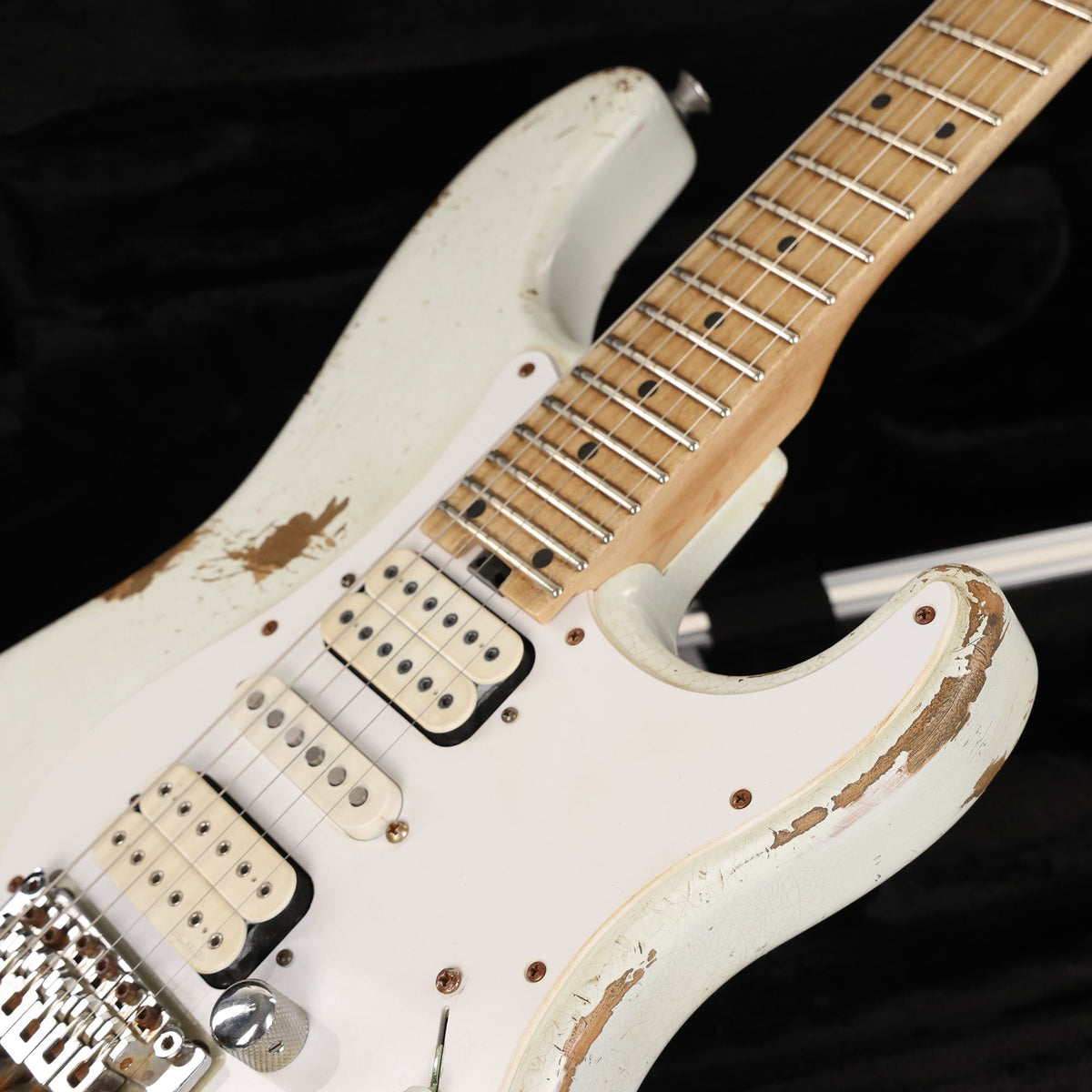 Charvel Custom Shop So-Cal 24-Fret HSH Olympic White Masterbuilt Pat Campolattano — 9