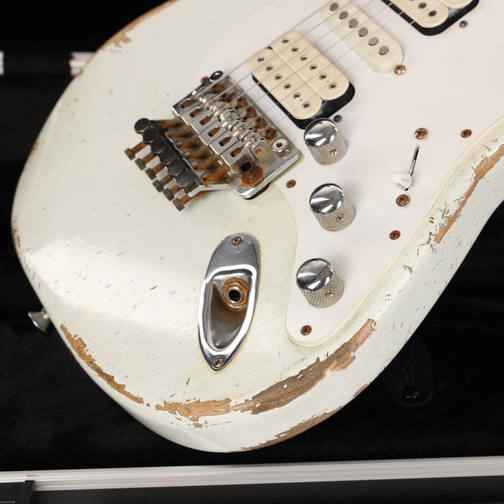 Charvel Custom Shop So-Cal 24-Fret HSH Olympic White Masterbuilt Pat Campolattano