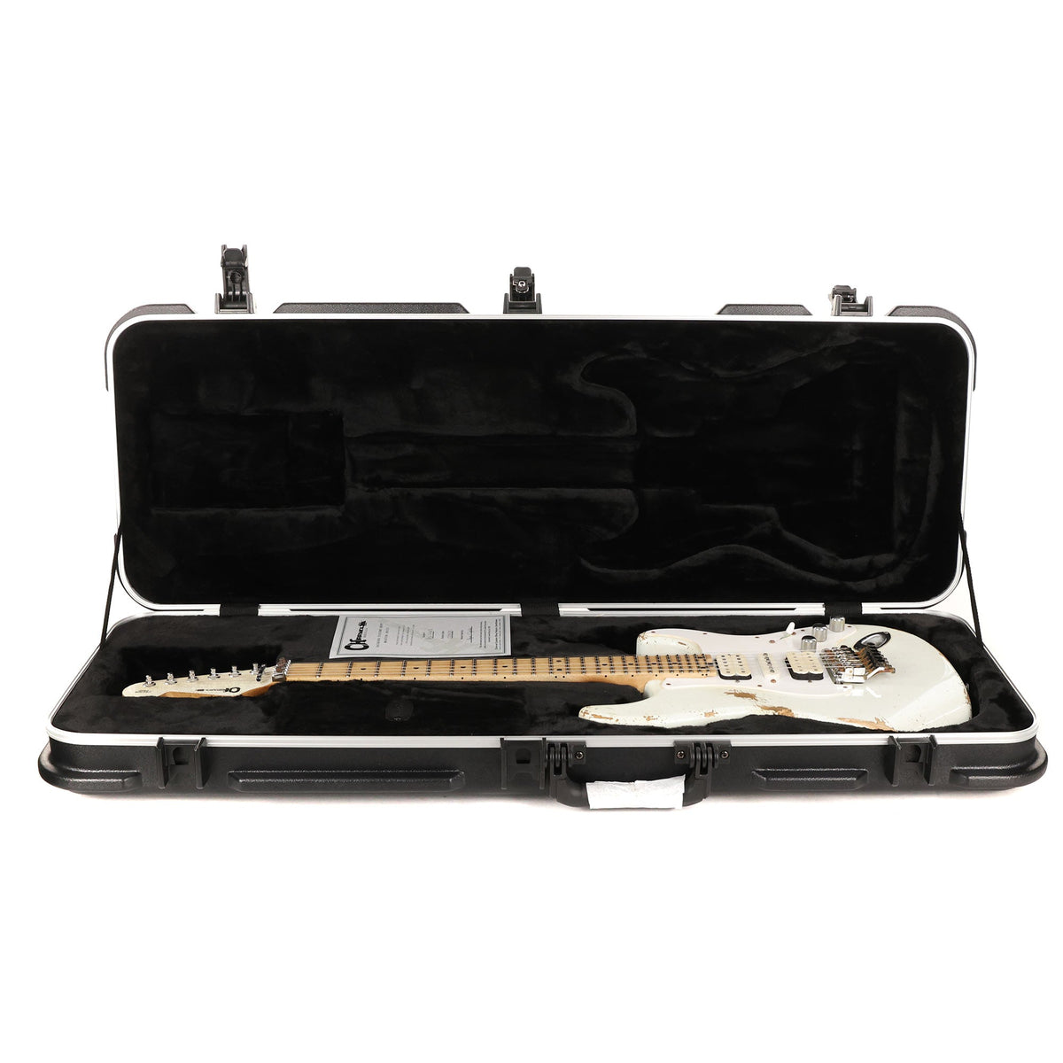 Charvel Custom Shop So-Cal 24-Fret HSH Olympic White Masterbuilt Pat Campolattano — 12