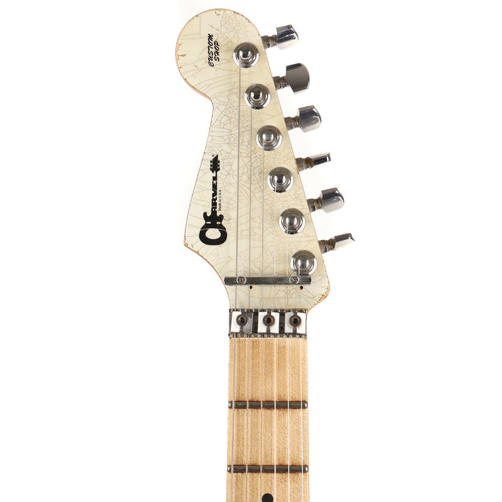 Charvel Custom Shop So-Cal 24-Fret HSH Olympic White Masterbuilt Pat Campolattano