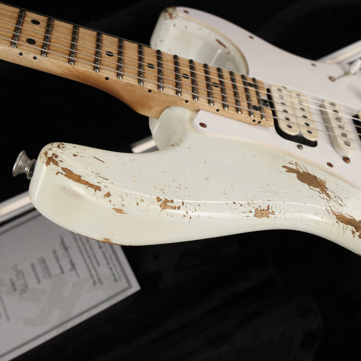 Charvel Custom Shop So-Cal 24-Fret HSH Olympic White Masterbuilt Pat Campolattano