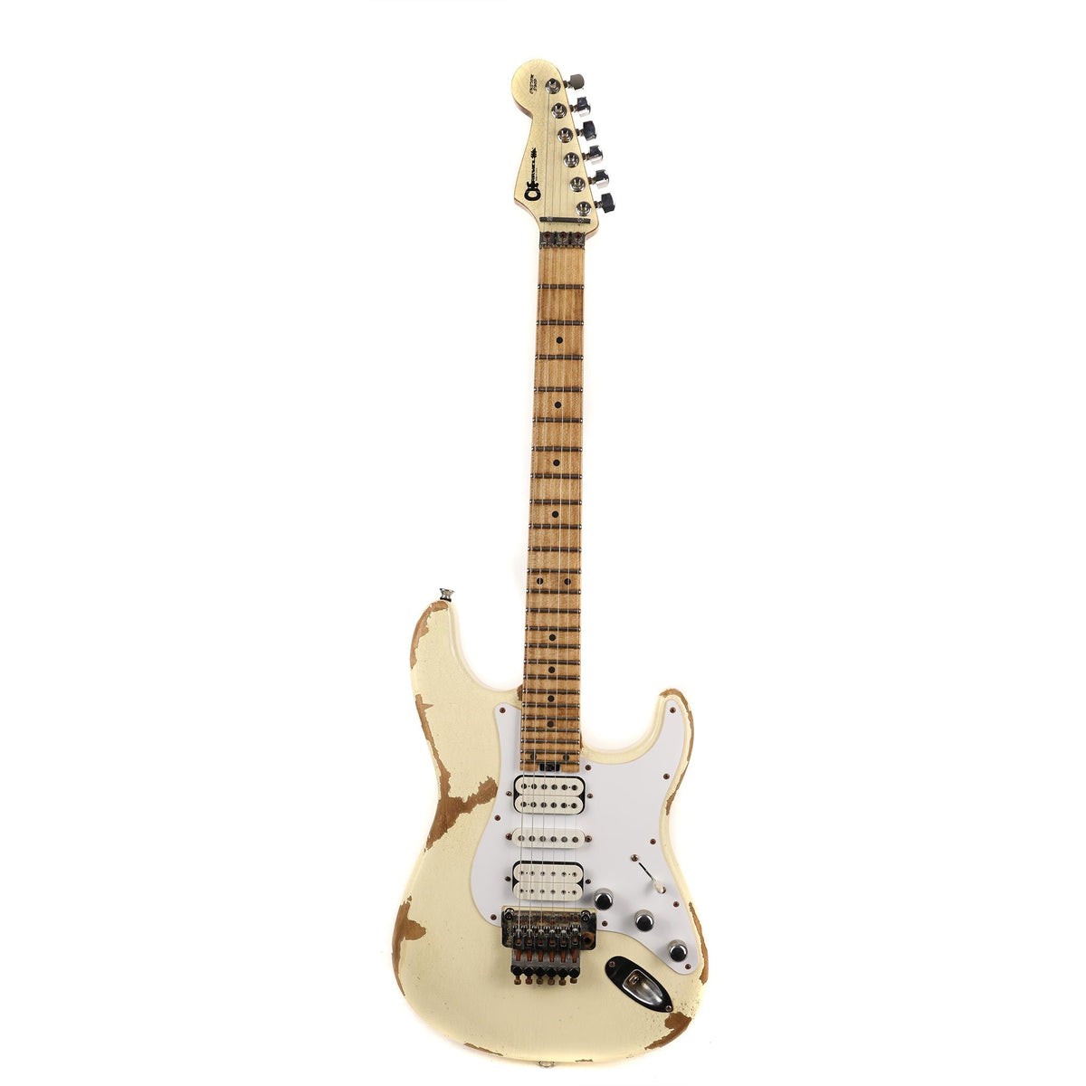 Charvel Custom Shop So-Cal 24-Fret HSH Vanilla Shake Masterbuilt Pat Campolattano — 2