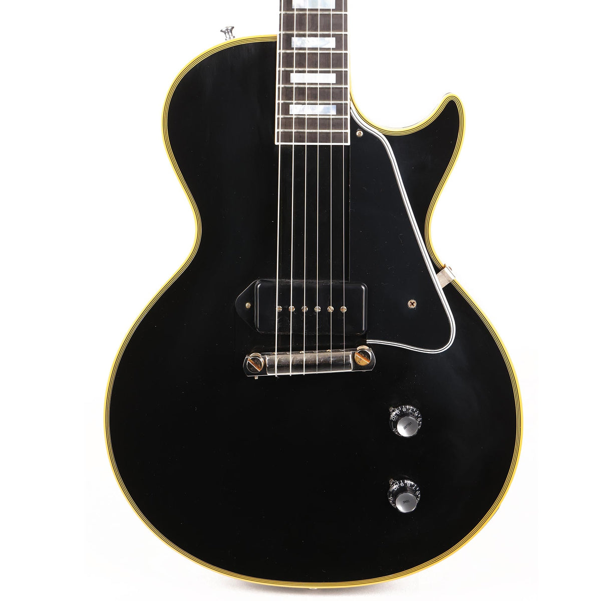 Gibson Custom Shop 1954 Les Paul Custom Senior VOS Ebony Made 2 Measure — 1