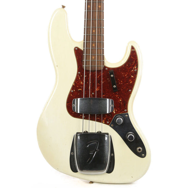 Fender Custom Shop 1960 Jazz Bass Journeyman Relic Aged Olympic White 2018