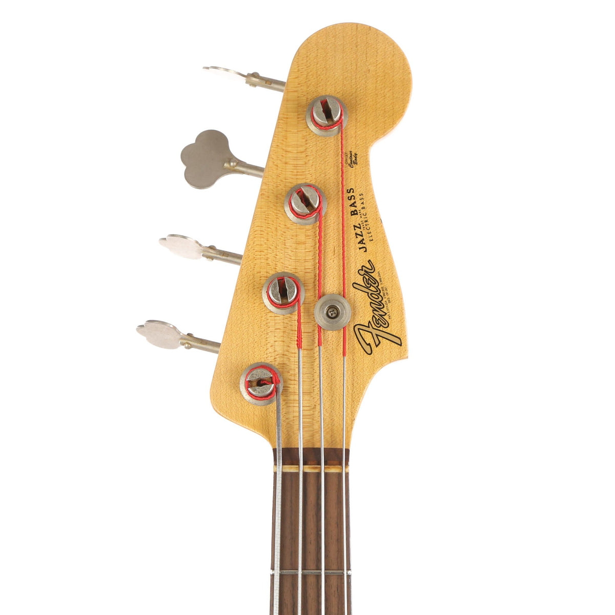 Fender Custom Shop 1960 Jazz Bass Journeyman Relic Aged Olympic White 2018 — 4