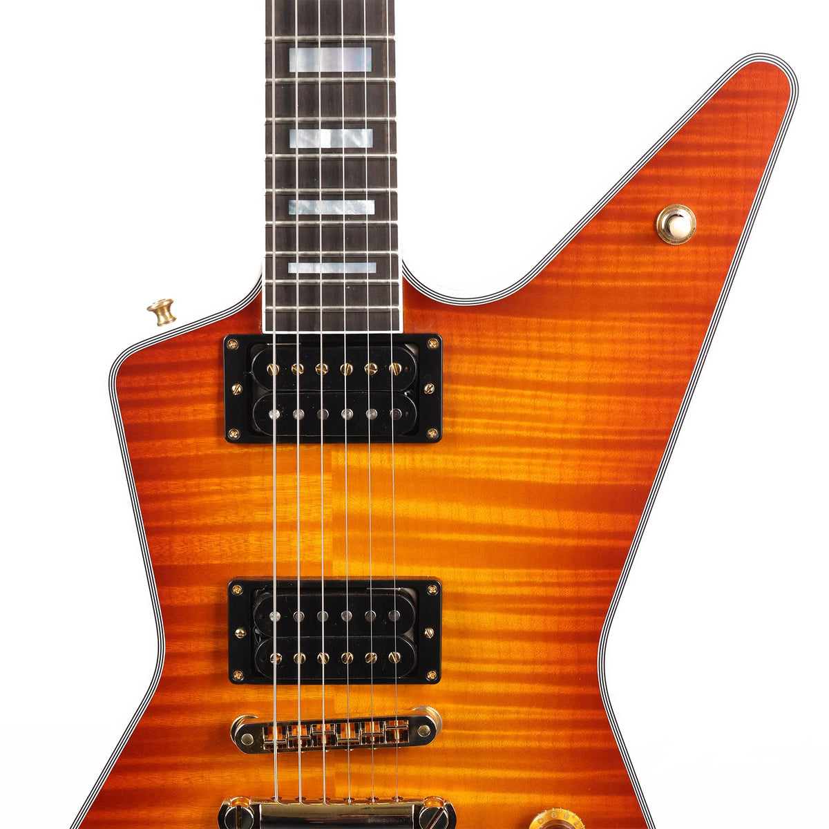 Gibson Custom Shop Elbow Cut Explorer Custom Made 2 Measure Orange Drop — 6