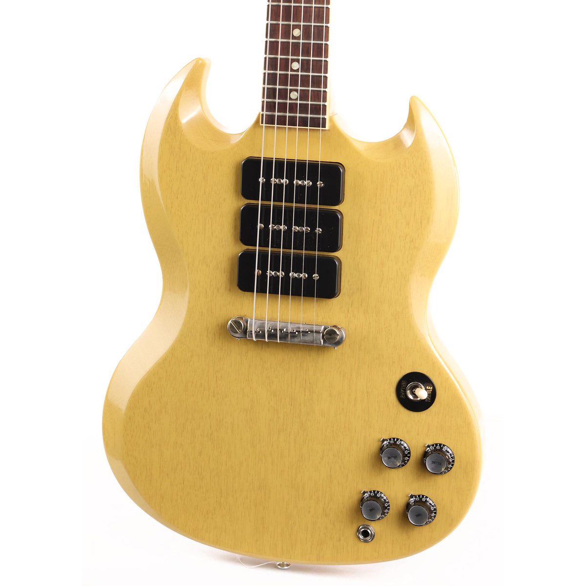 Gibson Custom Shop Made 2 Measure SG Special Triple P-90 TV Yellow — 7