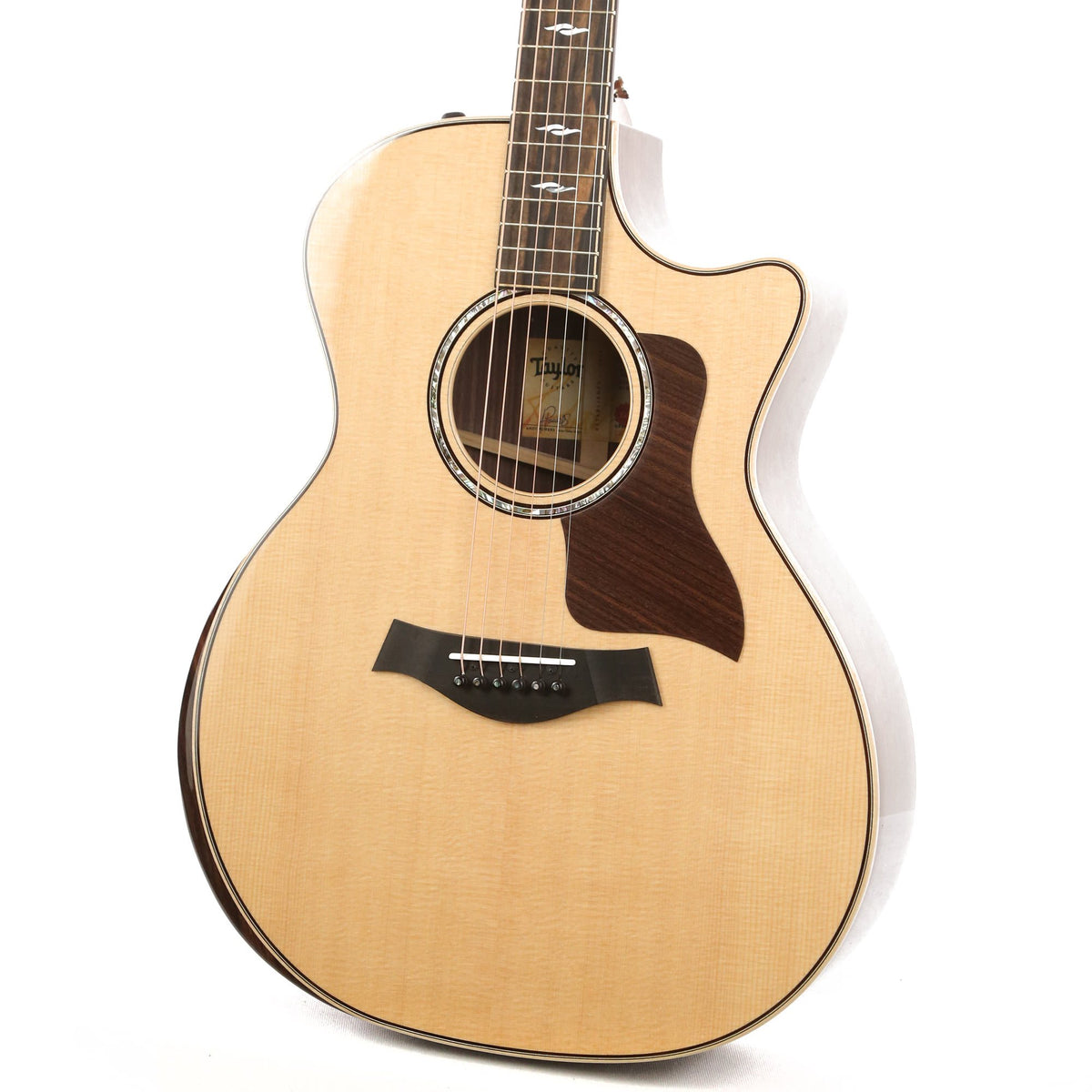 Taylor 814ce DLX Grand Auditorium V-Class Natural — 7