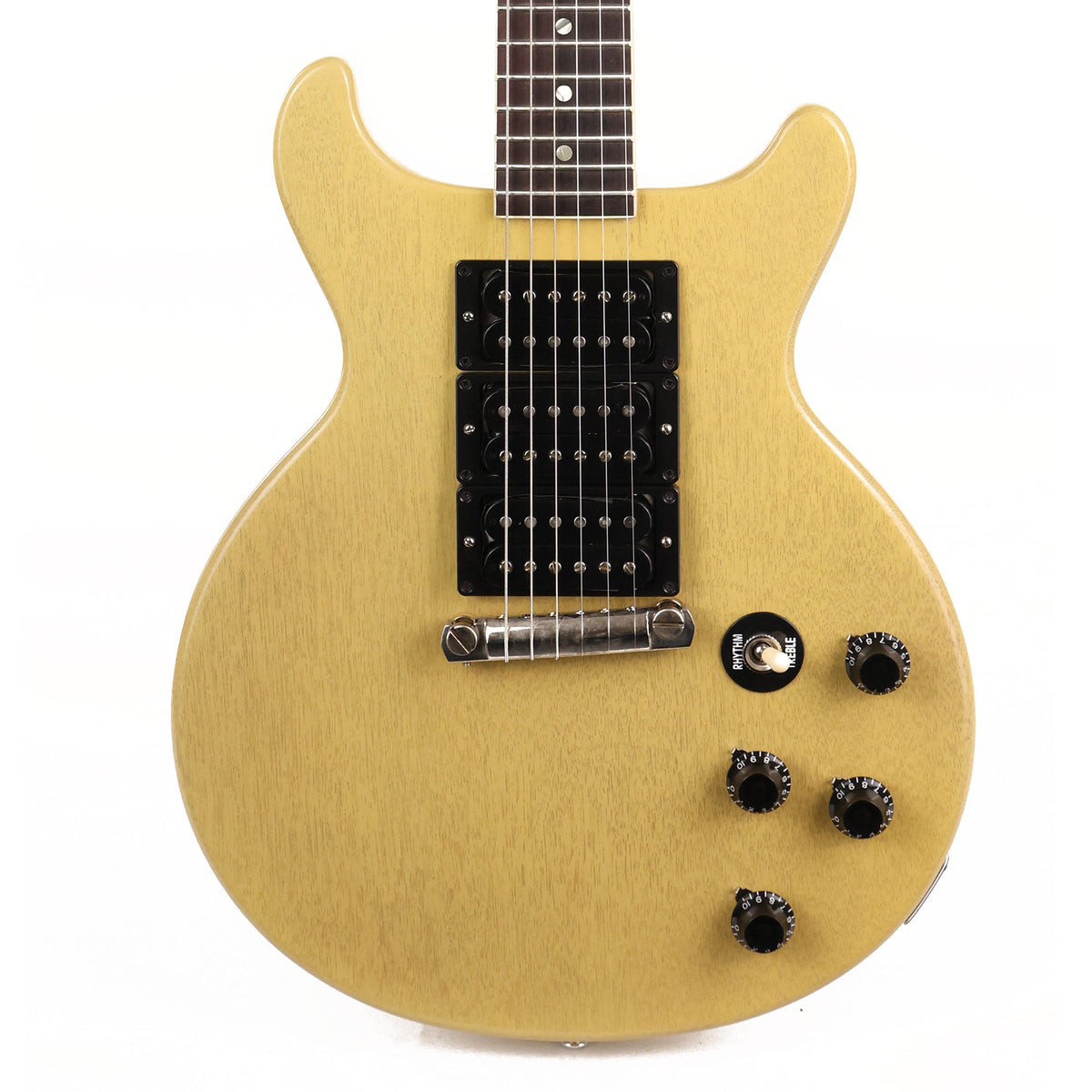 Gibson Custom Shop 1960 Les Paul Special Doublecut TV Yellow Triple Humbucker Made 2 Measure — 1