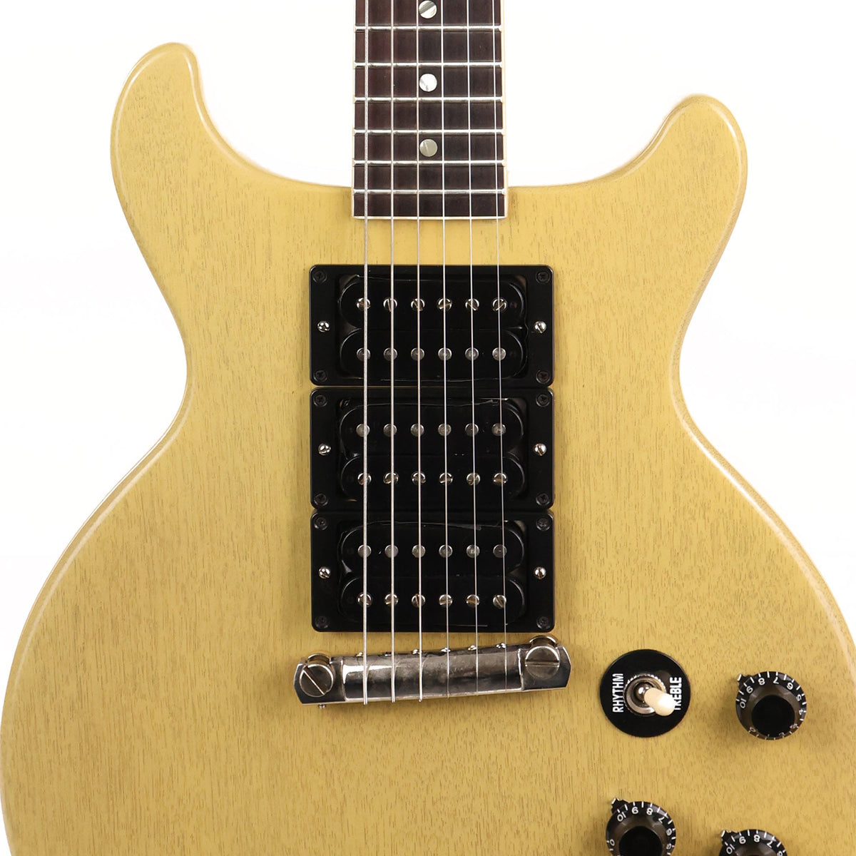 Gibson Custom Shop 1960 Les Paul Special Doublecut TV Yellow Triple Humbucker Made 2 Measure — 6