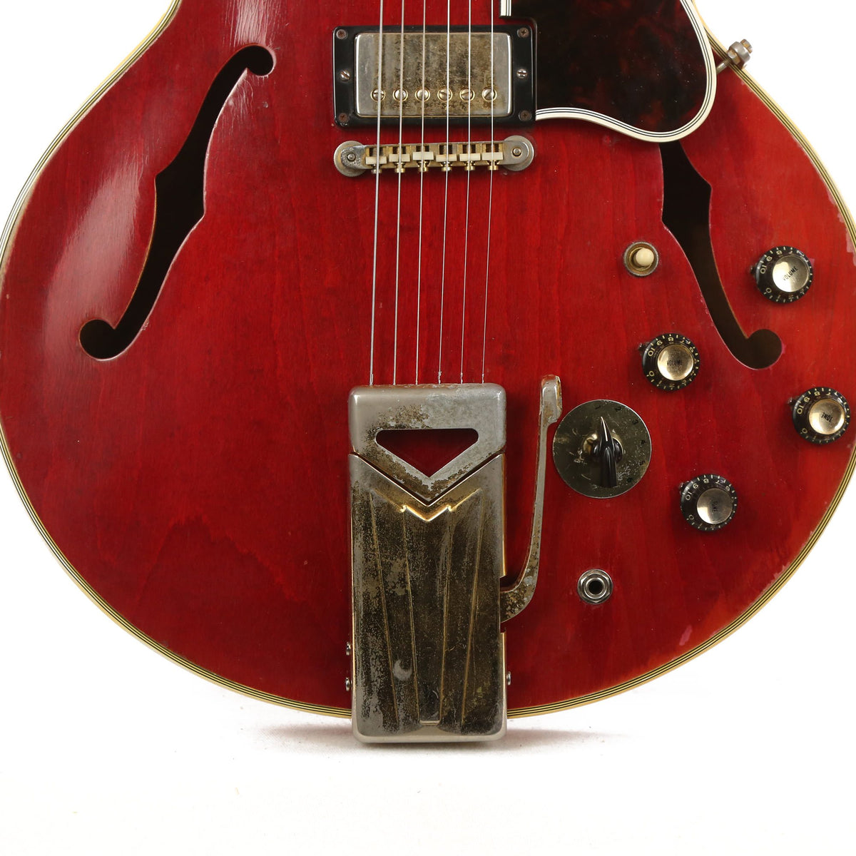 1963 Gibson ES-355 TDSV Semi-Hollow Cherry — 8