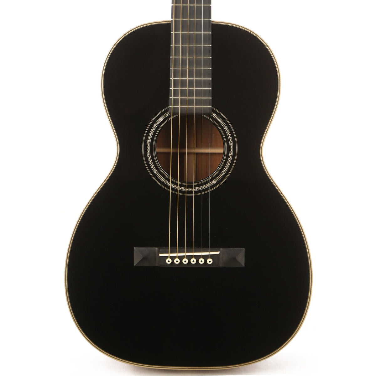 Martin Custom Shop 0-12 Fret 28-Style Koa Black Top Natural Back and Sides 2016 — 1