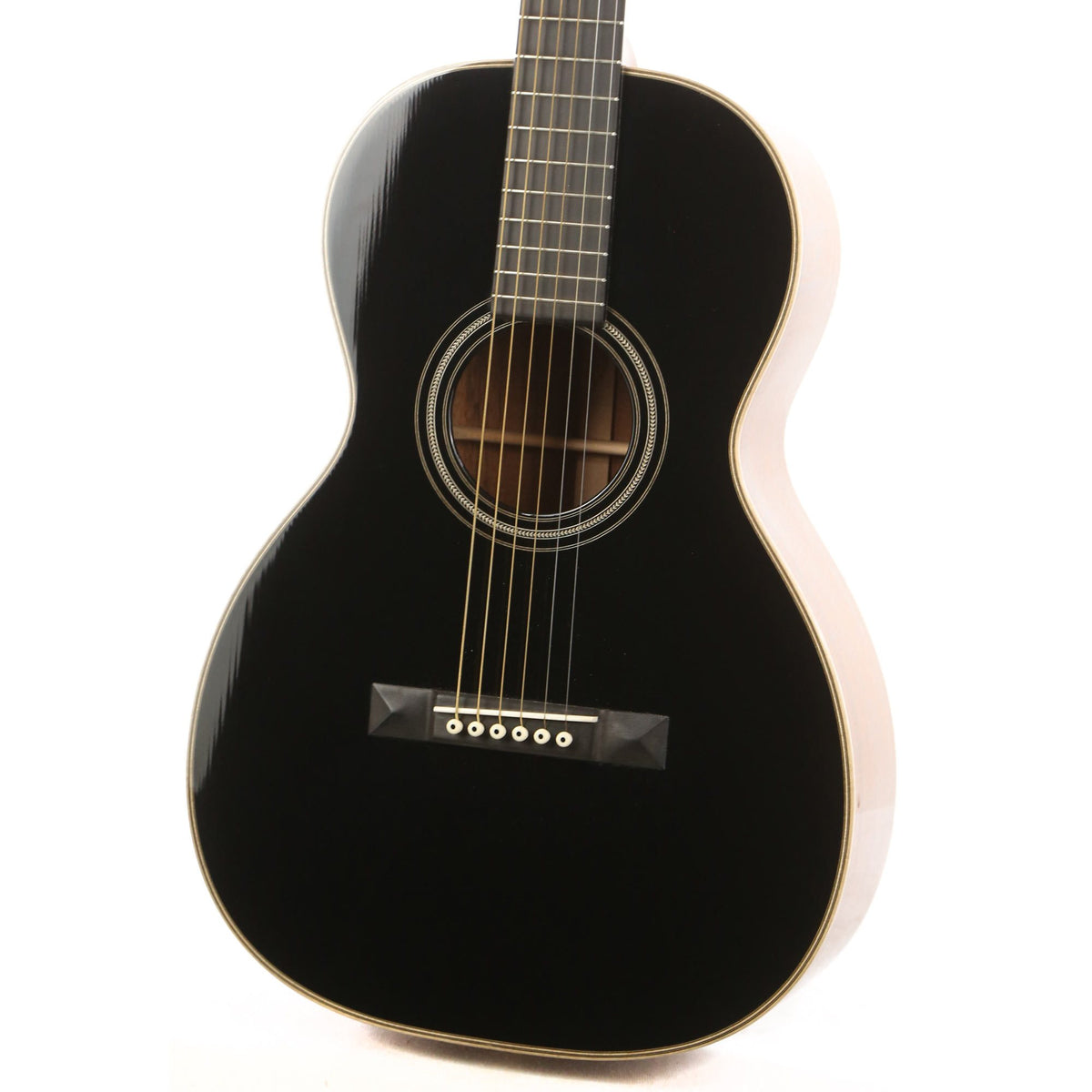 Martin Custom Shop 0-12 Fret 28-Style Koa Black Top Natural Back and Sides 2016 — 6