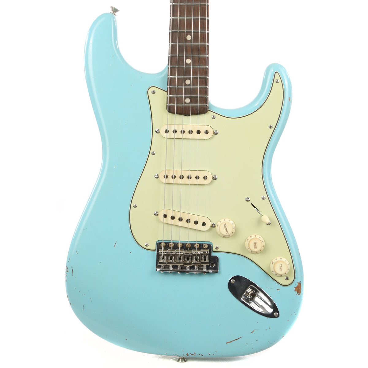 Fender Custom Shop 1959 Stratocaster Brazilian Rosewood Daphne Blue Masterbuilt Dennis Galuszka — 1