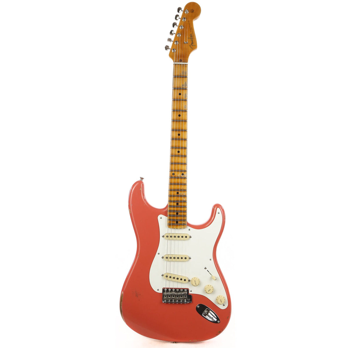 Fender Custom Shop 1956 Stratocaster Relic Faded Aged Tahitian Coral — 2