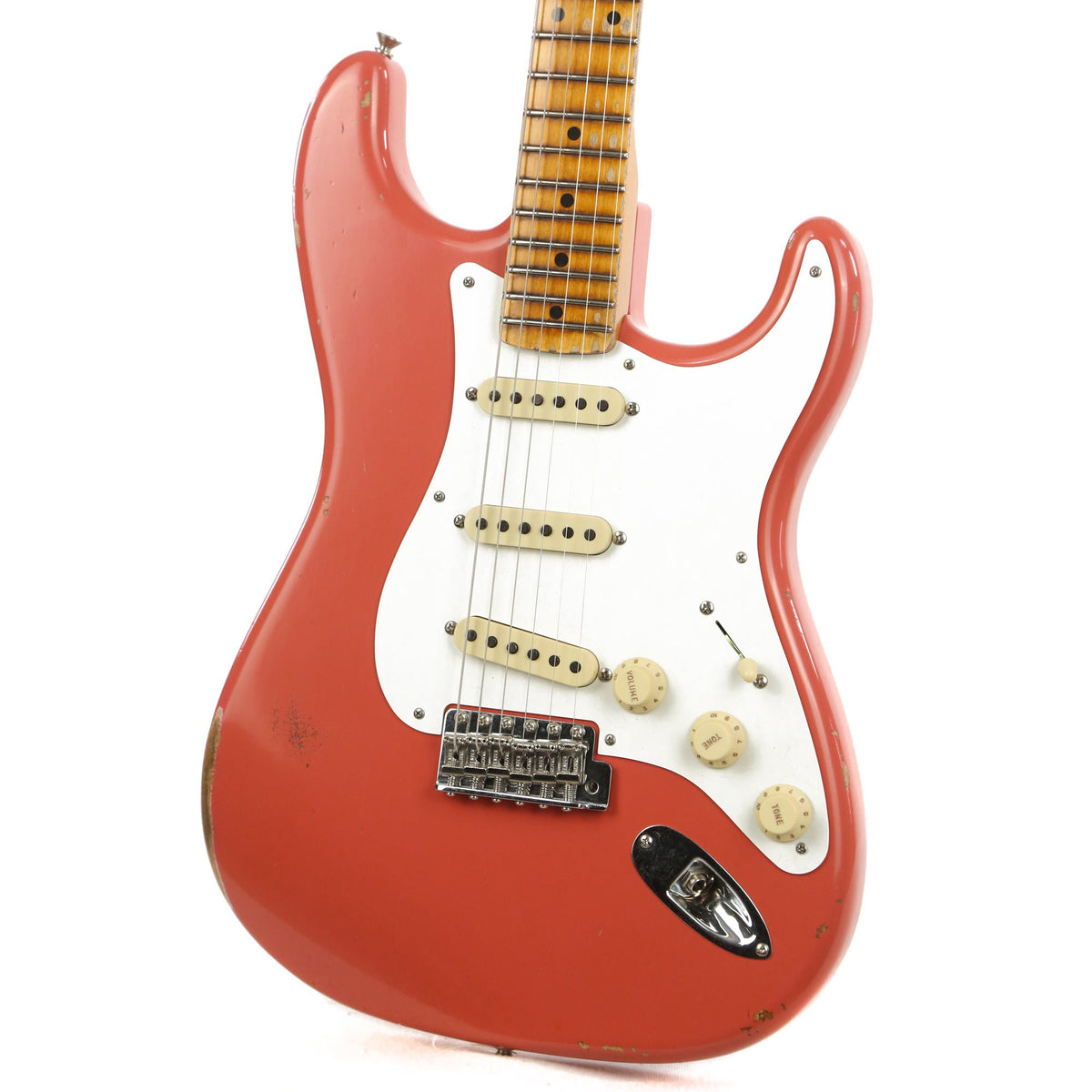 Fender Custom Shop 1956 Stratocaster Relic Faded Aged Tahitian Coral — 6