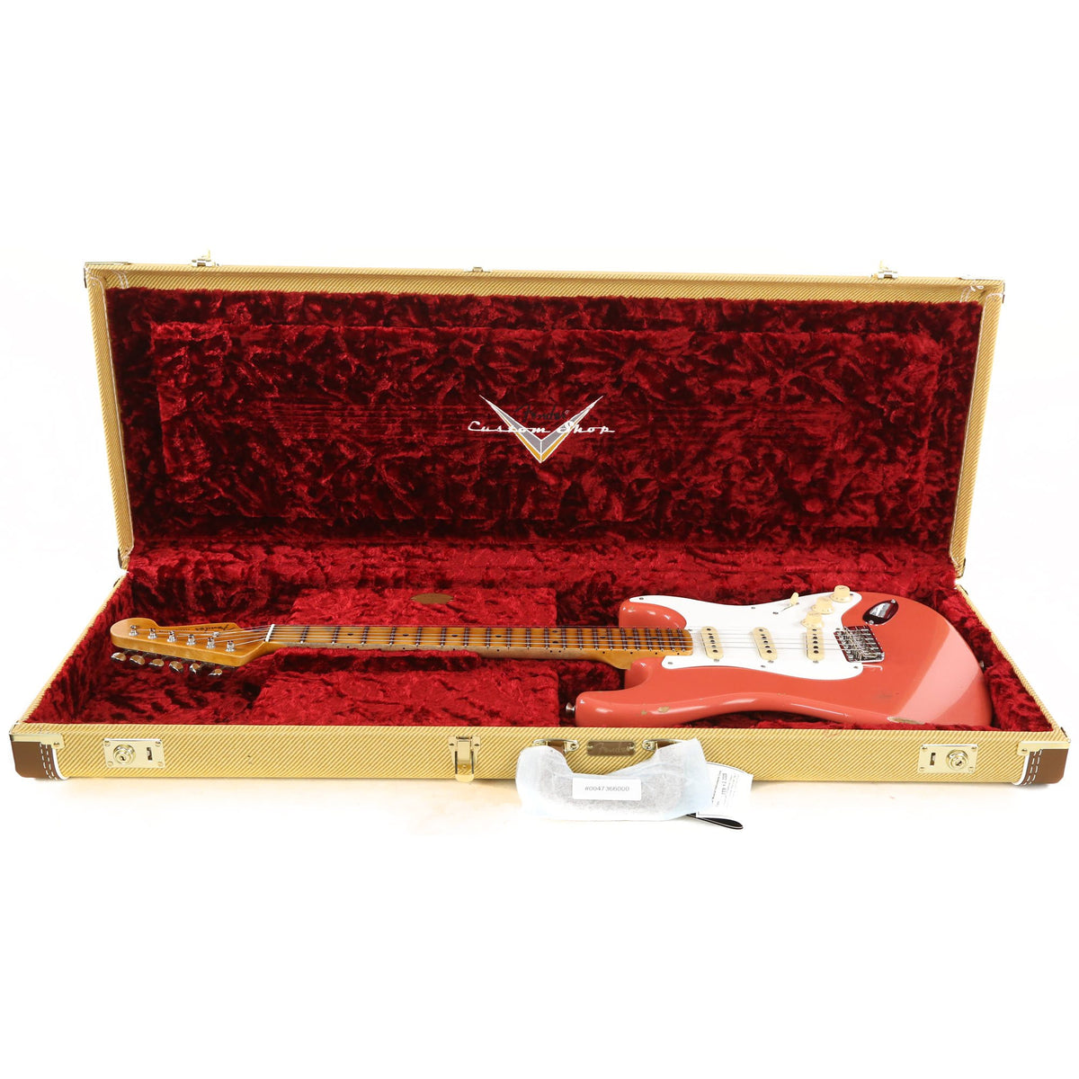 Fender Custom Shop 1956 Stratocaster Relic Faded Aged Tahitian Coral — 9