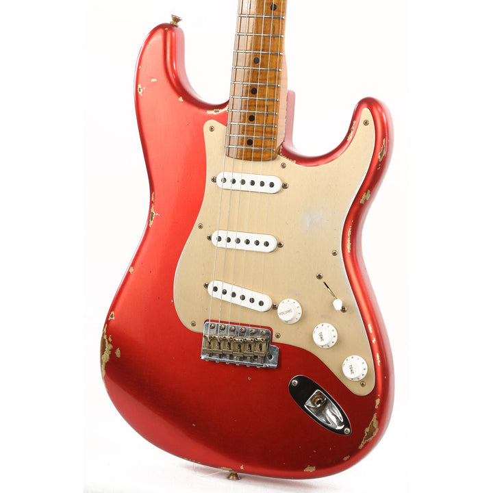 Fender Custom Shop '55 Roasted Dual-Mag Stratocaster Faded Candy Apple Red