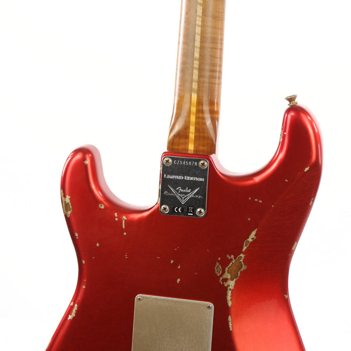 Fender Custom Shop '55 Roasted Dual-Mag Stratocaster Faded Candy Apple Red