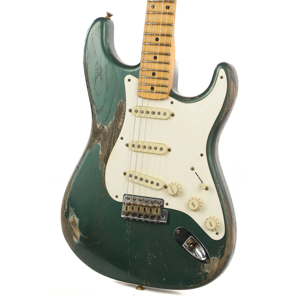 Fender Custom Shop 1957 Stratocaster Relic Sherwood Metallic Masterbuilt Greg Fessler 2020 — 6