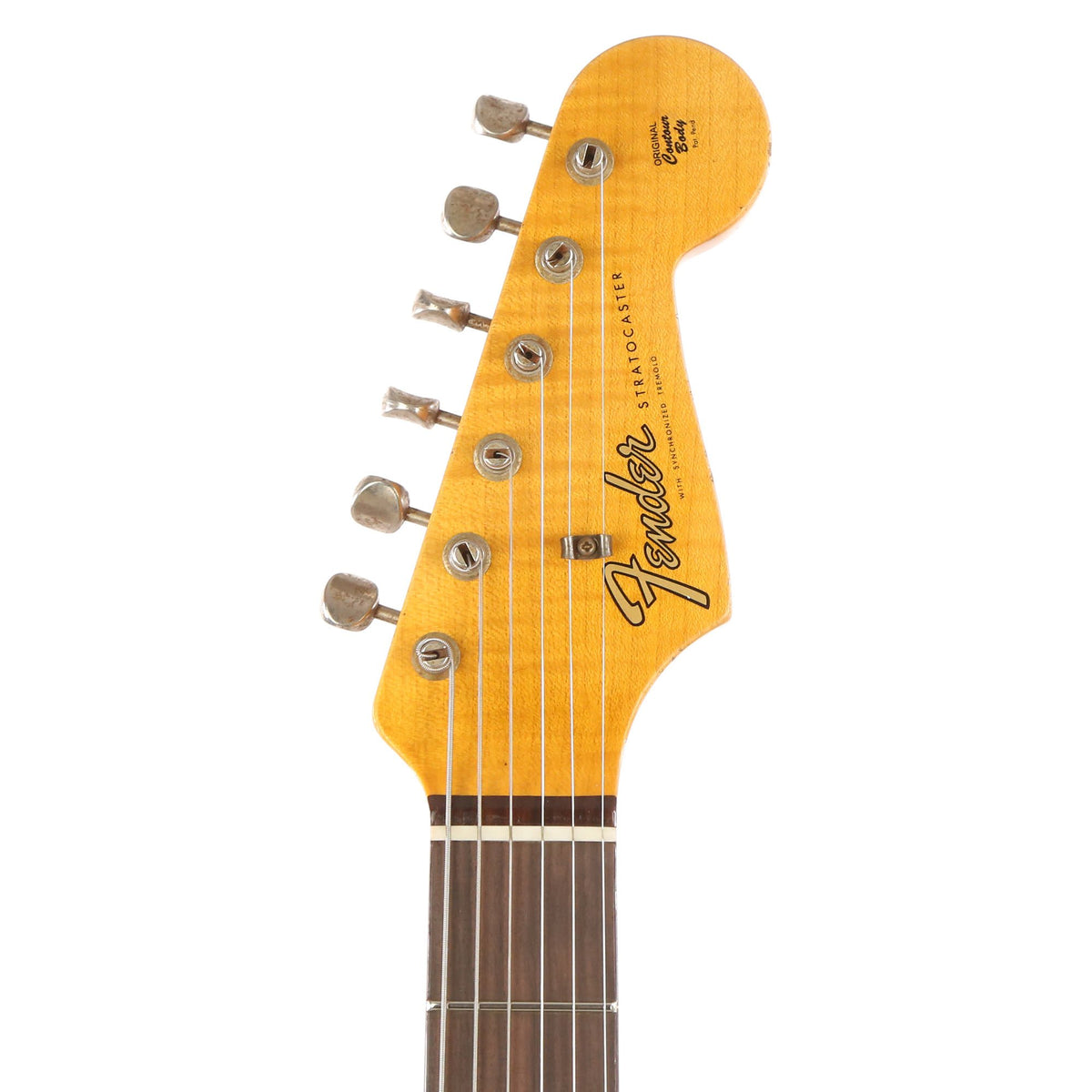 Fender Custom Shop 1964 Stratocaster Journeyman Relic Faded Aged Burgundy Mist Metallic 2020 — 4