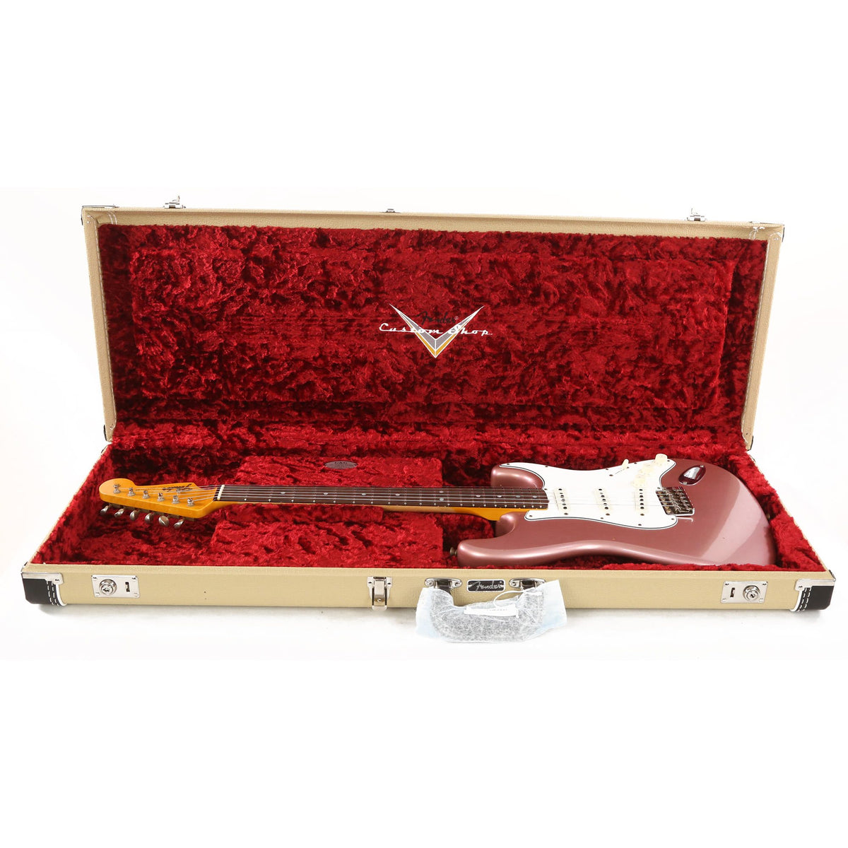 Fender Custom Shop 1964 Stratocaster Journeyman Relic Faded Aged Burgundy Mist Metallic 2020 — 9