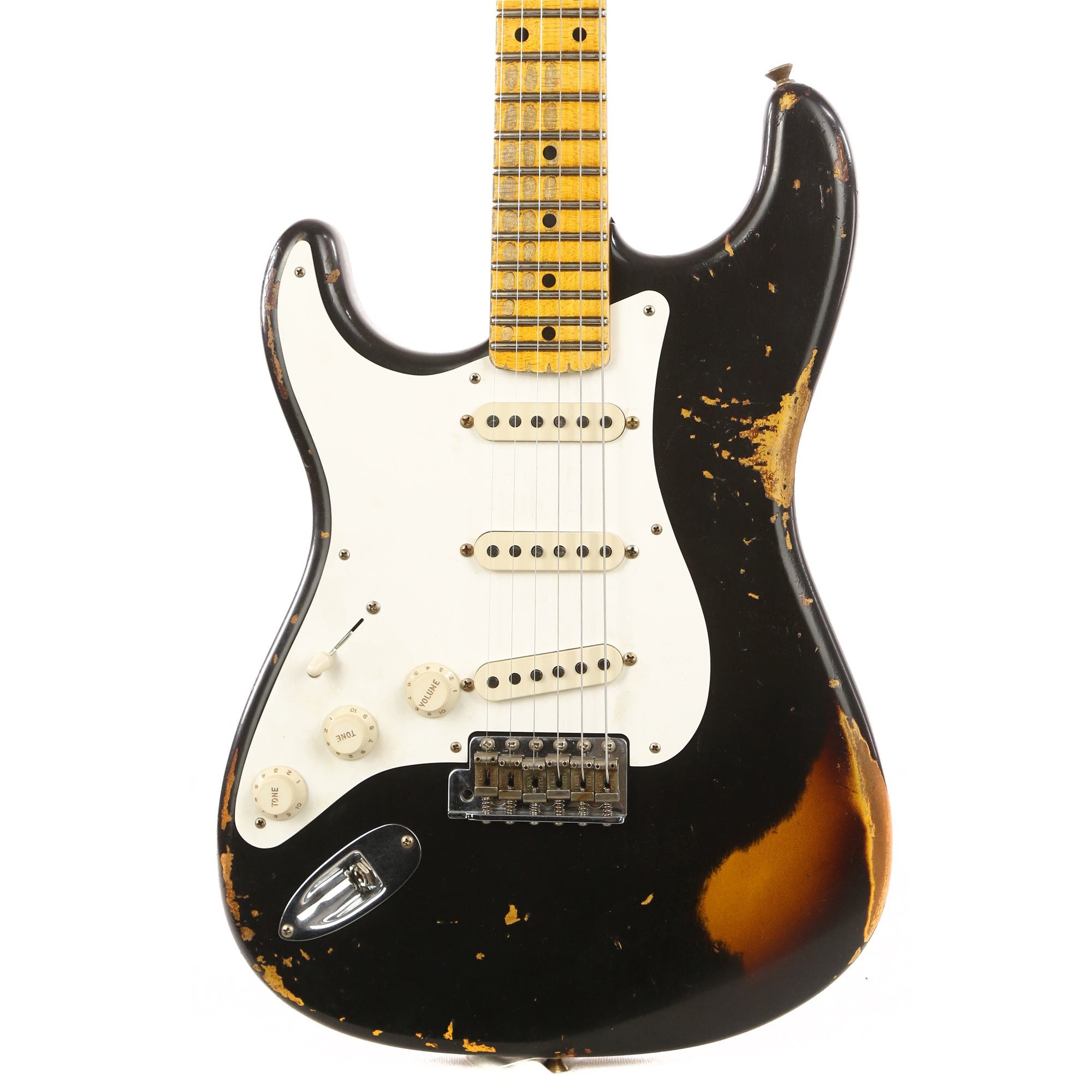 Fender Custom Shop 1956 Stratocaster Left-Handed Heavy Relic Black