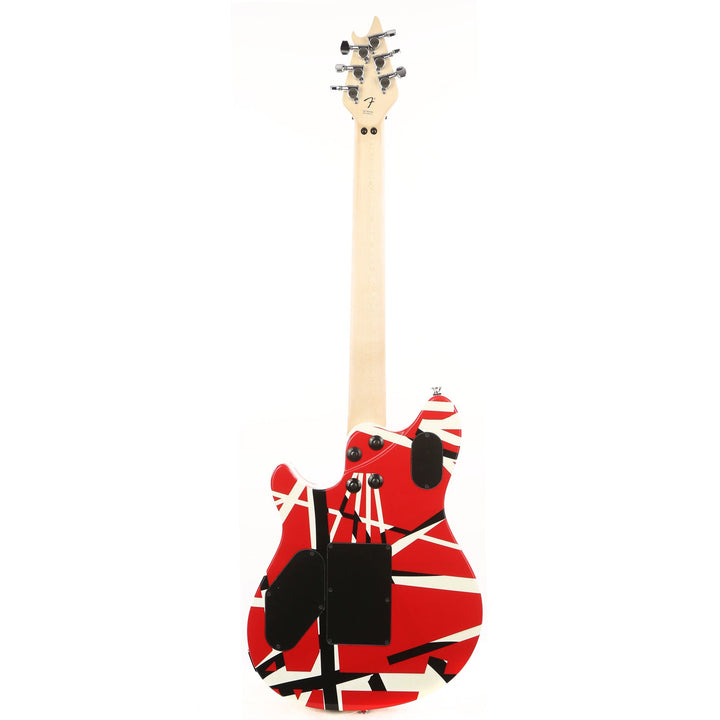 EVH Wolfgang Special Striped Red with Black and White Stripes 2019