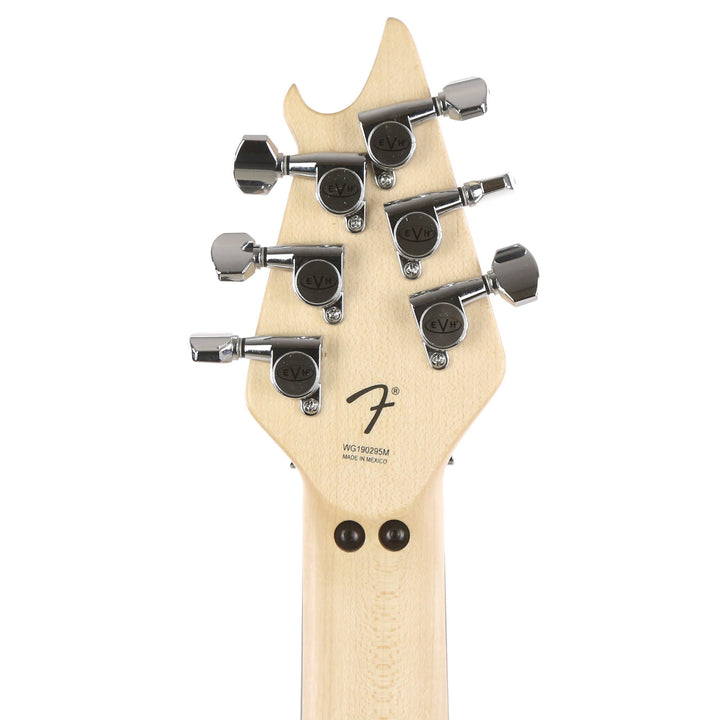 EVH Wolfgang Special Striped Red with Black and White Stripes 2019