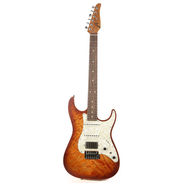 Tom Anderson Drop Top Classic Satin Natural Orange Burst with Binding