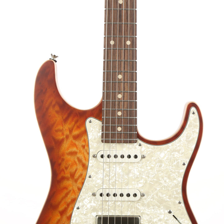 Tom Anderson Drop Top Classic Satin Natural Orange Burst with Binding