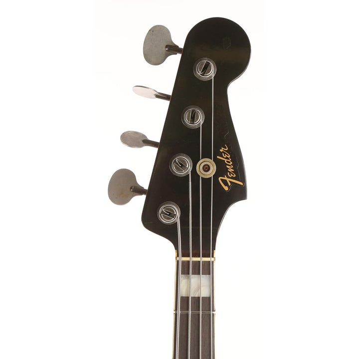 Fender Custom Shop 1966 Jazz Bass Journeyman Relic Aged Black with Matching Headstock 2021