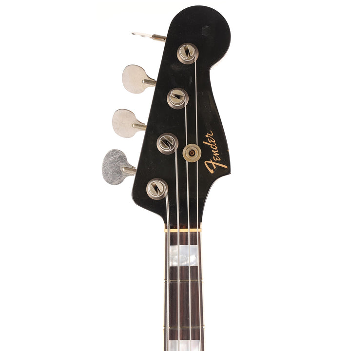 Fender Custom Shop 1966 Jazz Bass Journeyman Relic Aged Black with Matching Headstock