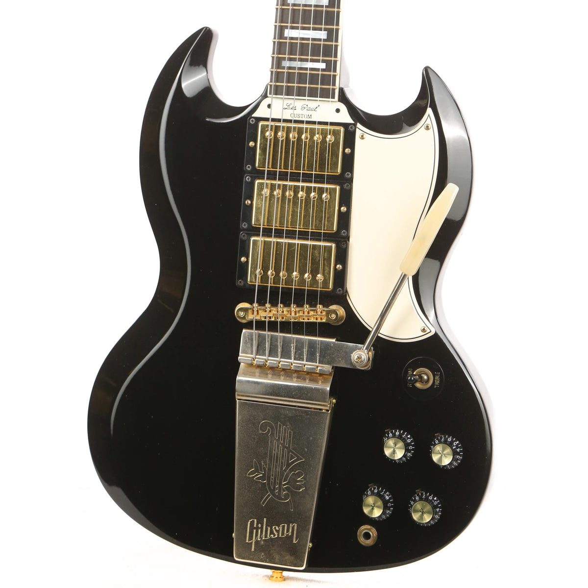 Gibson Custom Shop 1961 SG Custom Ebony Yamano 2006 — 6