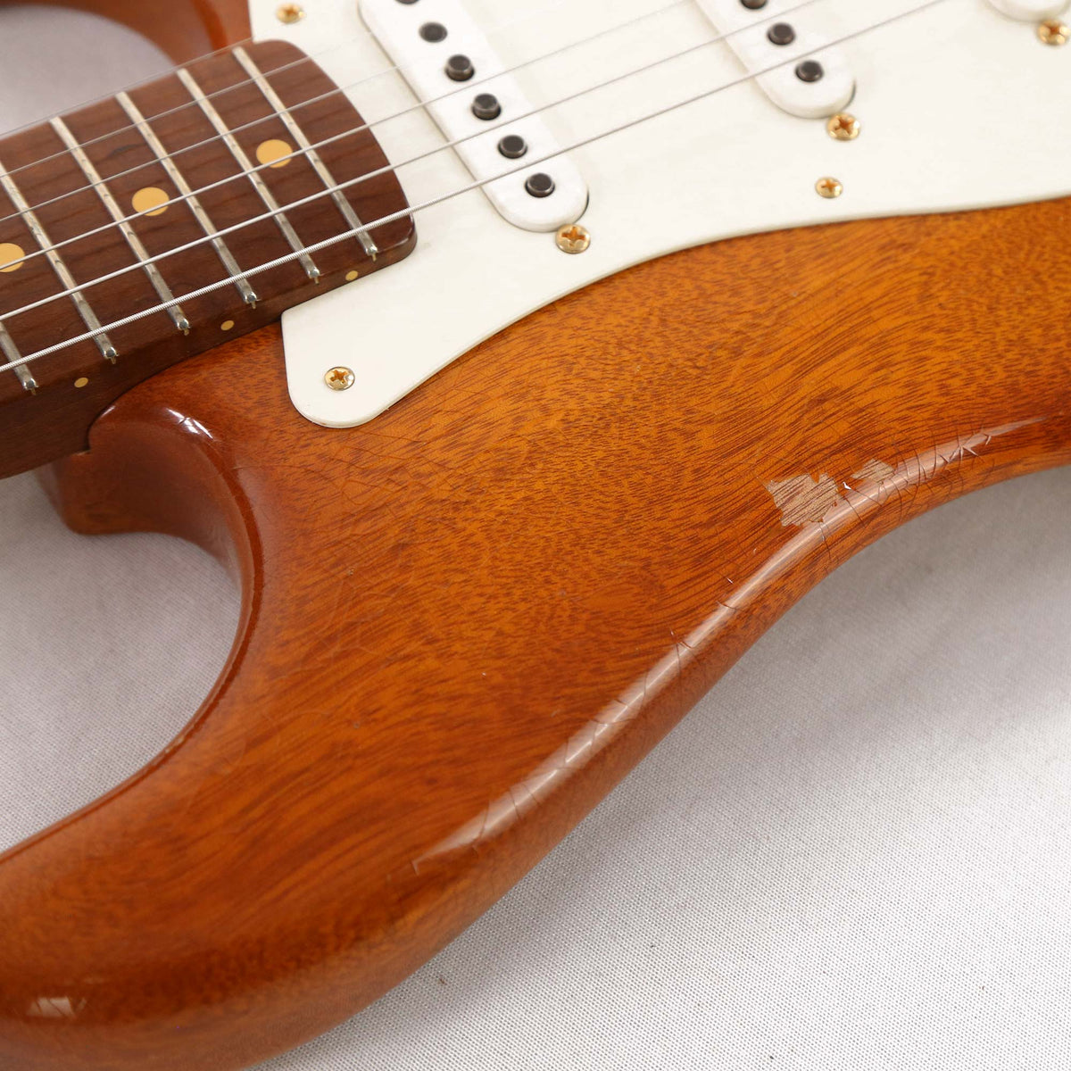 Fender Custom Shop Flamed Mahogany Stratocaster Masterbuilt Dale Wilson Honey Burst — 7