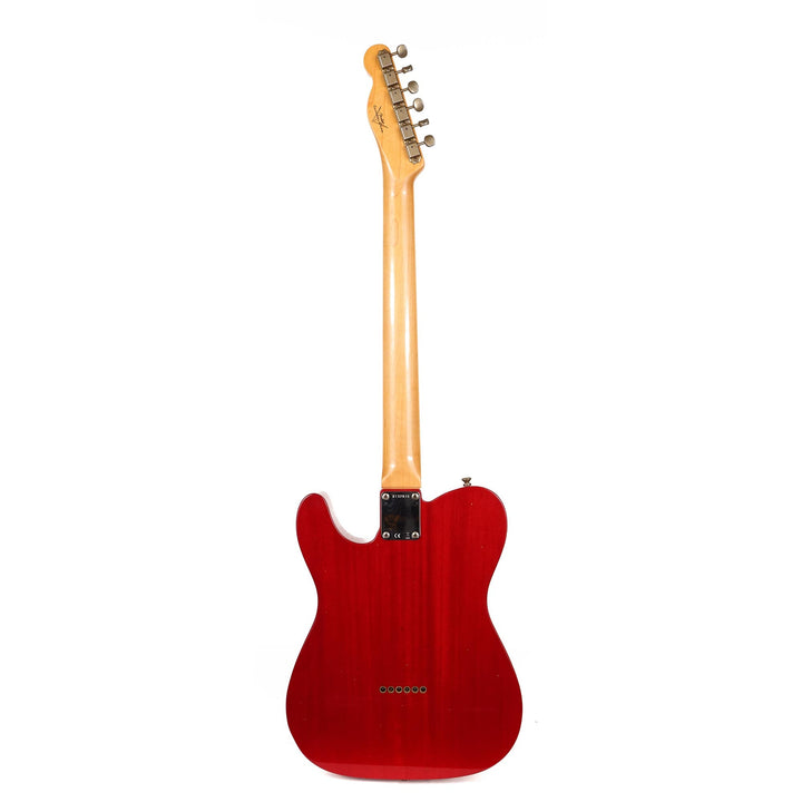 Fender Custom Shop 1963 Telecaster Mahogany Body Journeyman Relic Crimson Transparent 2023