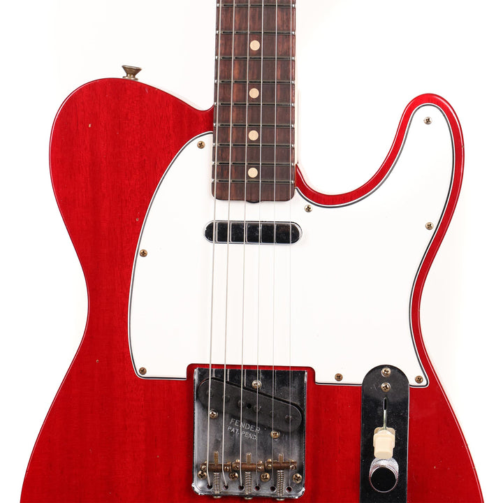 Fender Custom Shop 1963 Telecaster Mahogany Body Journeyman Relic Crimson Transparent