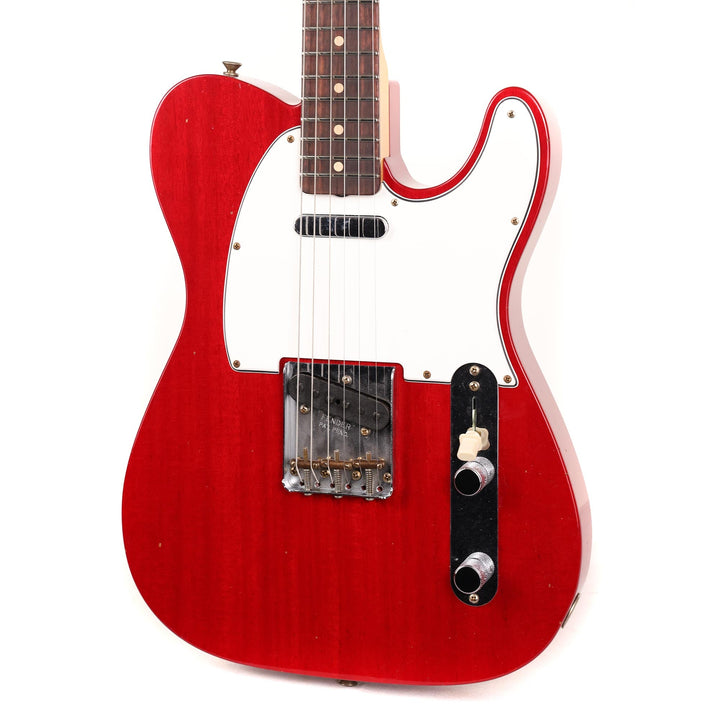 Fender Custom Shop 1963 Telecaster Mahogany Body Journeyman Relic Crimson Transparent 2023