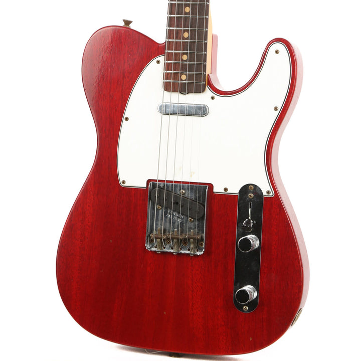 Fender Custom Shop 1963 Telecaster Mahogany Body Journeyman Relic Crimson Transparent