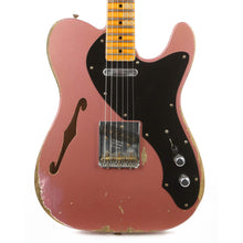 Fender Custom Shop 50s Telecaster Thinline Heavy Relic Faded Burgundy Mist Metallic 2016