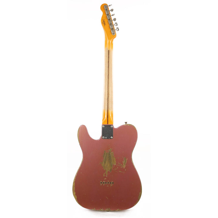 Fender Custom Shop 50s Telecaster Thinline Heavy Relic Faded Burgundy Mist Metallic 2016