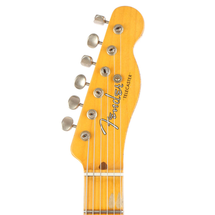 Fender Custom Shop 50s Telecaster Thinline Heavy Relic Faded Burgundy Mist Metallic 2016