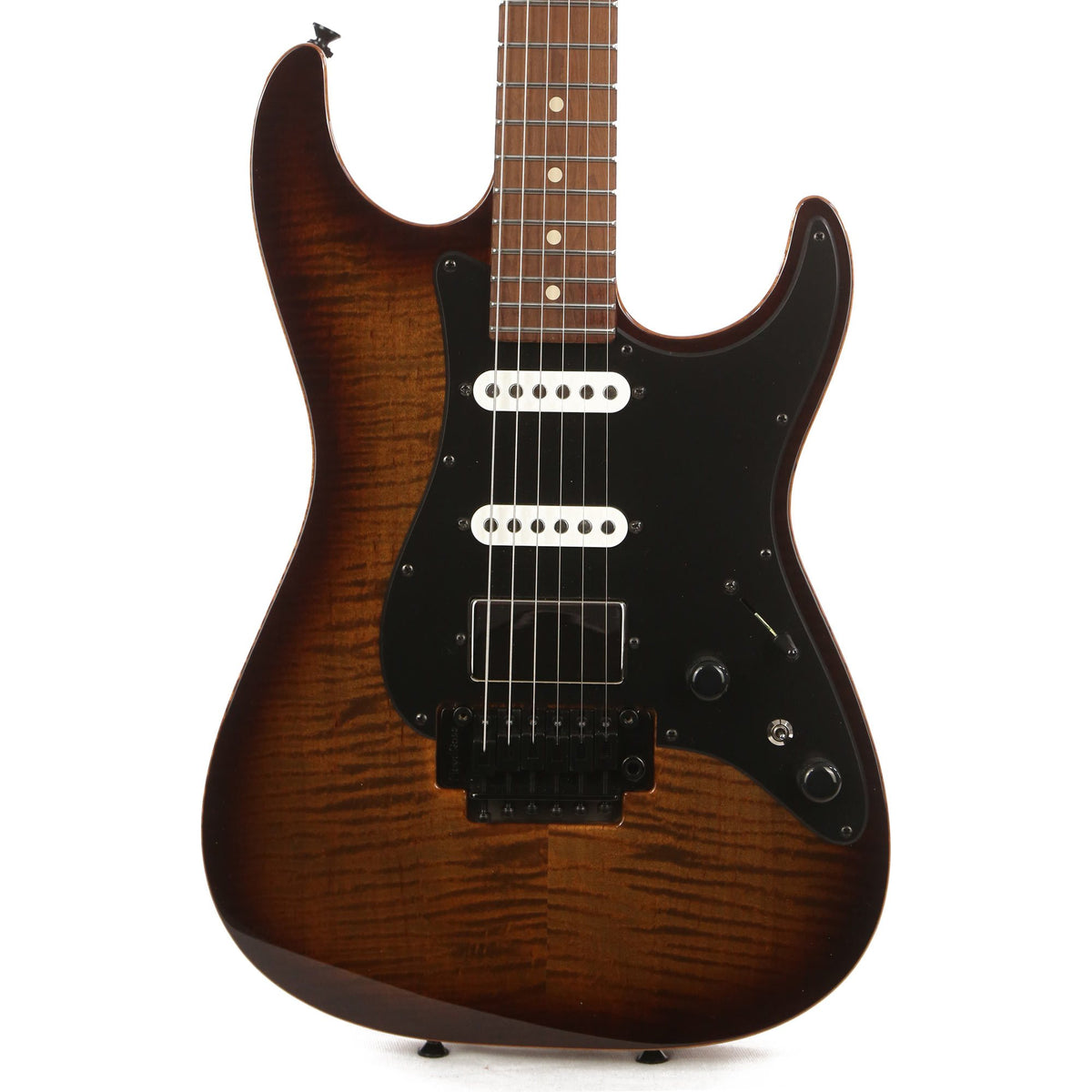 Tom Anderson Drop Top Classic Hollow Brown Sugar Burst with Binding — 1