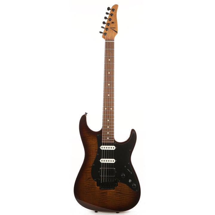 Tom Anderson Drop Top Classic Hollow Brown Sugar Burst with Binding