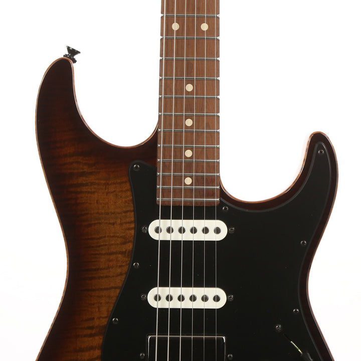 Tom Anderson Drop Top Classic Hollow Brown Sugar Burst with Binding
