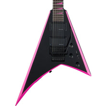 Jackson X Series Rhoads RRX24 Black with Neon Pink Bevels