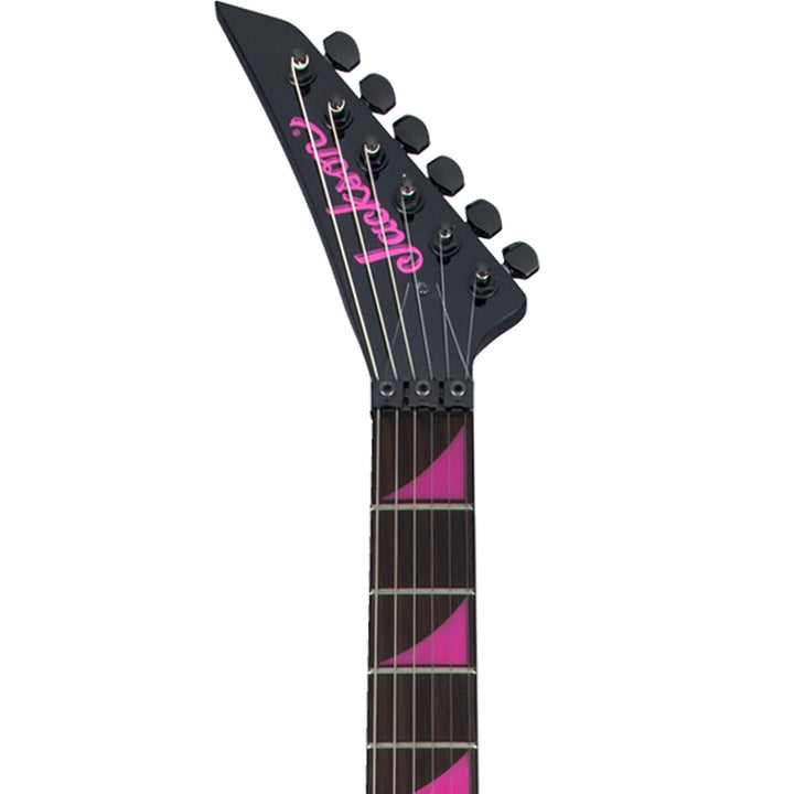 Jackson X Series Rhoads RRX24 Black with Neon Pink Bevels